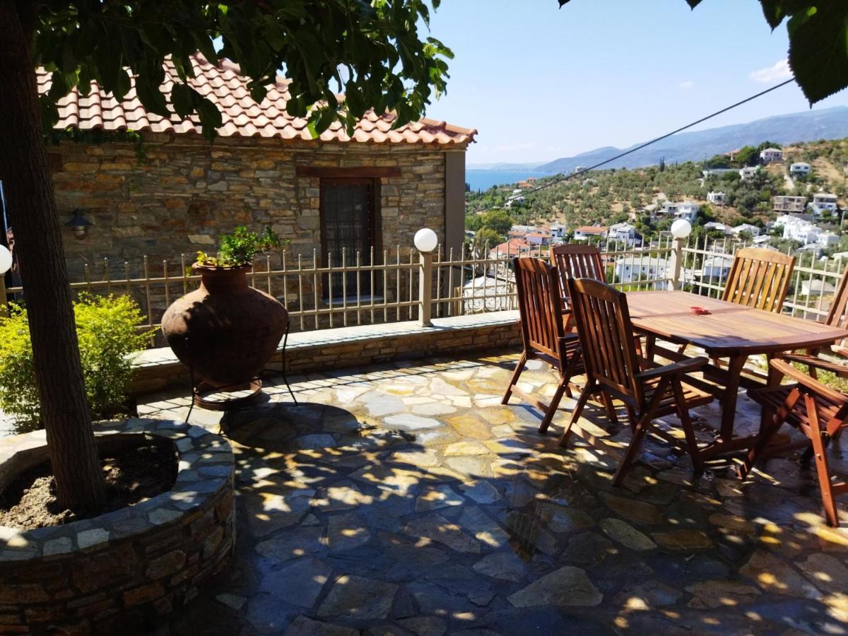 ¨Με Θέα Το Ηλιοβασίλεμα¨ Villa Afissos Bagian luar foto