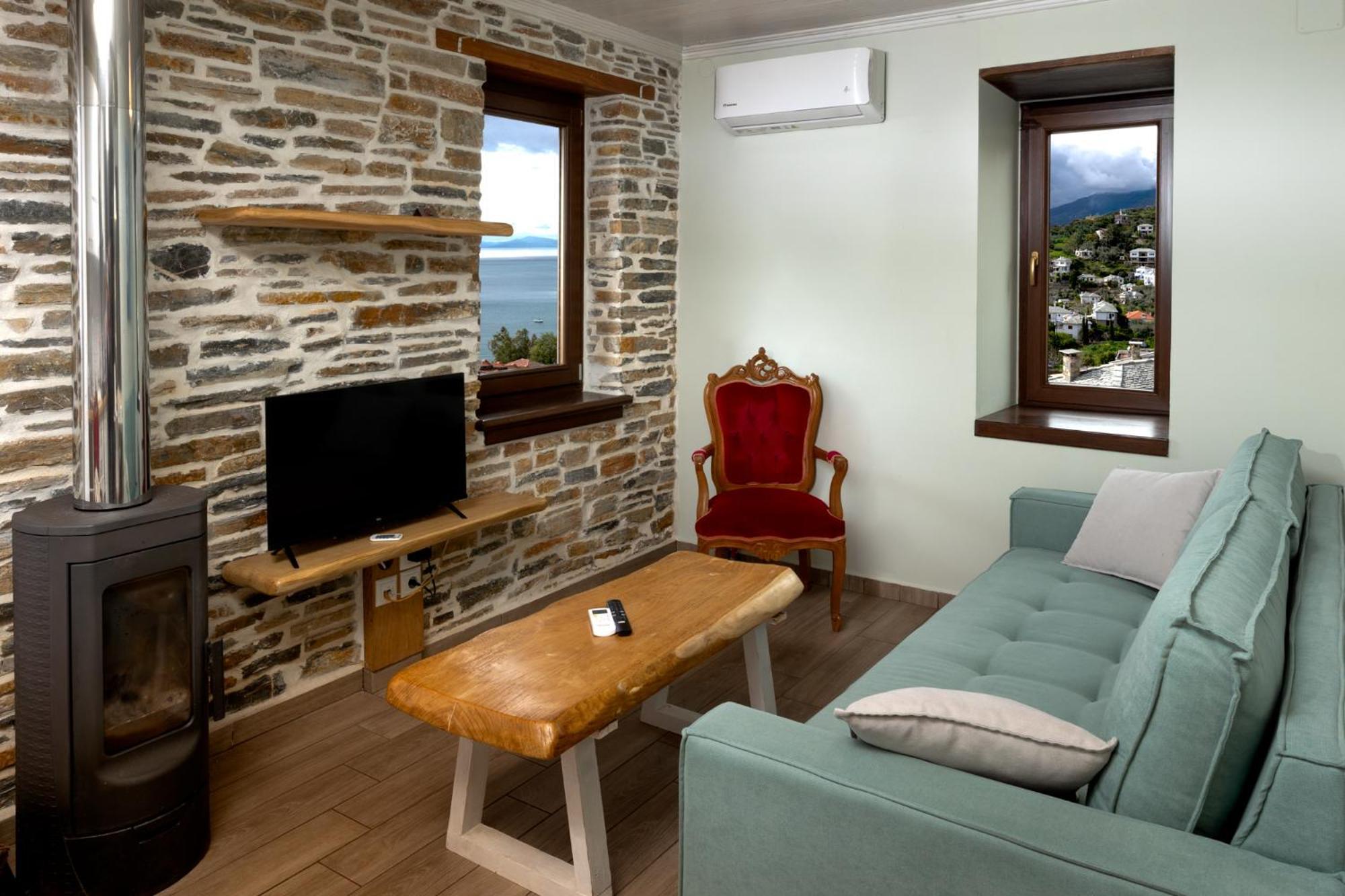 ¨Με Θέα Το Ηλιοβασίλεμα¨ Villa Afissos Bagian luar foto